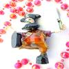 Gasparilla Bobble Head Pirate Beads Necklace New Orleans Mardi Gras Spring Break Cajun Carnival Festival view 2