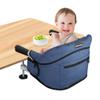 Hook On High Chair, Jozzve Baby High Chair, Portable High Chair for Travel, Foldable Fast Table Chair with Storage Bag, Baby Feeding Seat Clip On High Chair for Home and Travel (Navy) view 1