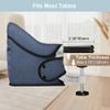 Hook On High Chair, Jozzve Baby High Chair, Portable High Chair for Travel, Foldable Fast Table Chair with Storage Bag, Baby Feeding Seat Clip On High Chair for Home and Travel (Navy) view 2
