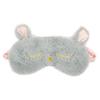 1.5 Litre Hot Water Bottle, Grey Plush Cover with Rabbit Ears and Matching Eye Mask view 4