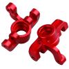 FriHobby Aluminum Front Spindle and Carrier Set for 1/10 Losi Tenacity All: Steering Knuckles & C-Hubs for Tenacity TT Pro 4WD SCT/DB Pro Lasernut U4 Upgrades, Replaces LOS234018 (Red) view 4