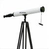 Antique Nautical Floor Standing Brass 39 inch Telescope with Wooden Tripod Stand view 3