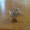 1 Sterling Silver 3D Movable $1 Coin in 13x20x7mm Pig Realistic Piggy Bank Charm Jewelry Making For You view 2