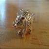 1 Sterling Silver 3D Movable $1 Coin in 13x20x7mm Pig Realistic Piggy Bank Charm Jewelry Making For You view 4