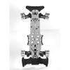 Carbon Fiber Upgrade Kit for YOKOMO YD2-Z 1:10 RC Drift Car, Silver SSG Version view 3