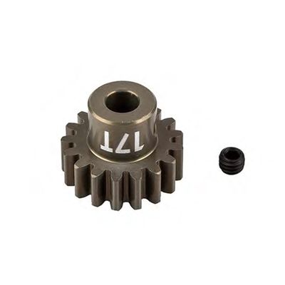 Team Associated FT Pinion Gear, 17T-MOD 1, 5mm Shaft, Aluminum, ASC89599