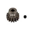 Team Associated FT Pinion Gear, 15T-MOD 1, 5mm Shaft, Aluminum, ASC89597 view 1