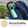 Nuby Linkables, Black, Grey, and White Attachable Links for Strollers, Car Seats, and Travel view 2