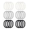 Nuby Linkables, Black, Grey, and White Attachable Links for Strollers, Car Seats, and Travel view 4