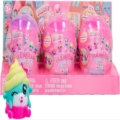 Bubiloons Lil Pops 3 Pack | Squishy Toy Wave 2 with Eyes That pop, for Kids 3 and up