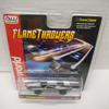 Auto World SC366-3 Compatible Replica 2005 Ford GT HO Scale Electric Slot Car - Silver with White Stripes view 1
