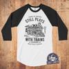 Still Plays With Trains T-Shirt Funny Train Engineer Shirt Vintage Train Shirt Funny Graphic Tee Gifts Steam Engine Railroad Shirt Mens Tanktops Hoodie Sweatshirts Kids Tshirts view 4