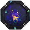C4Labs 10" Octagon Dice Rolling Tray  Printed Cthulhu Elder Sign Lord of The Deep - Blue, Vegan Leather view 1