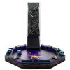 C4Labs 10" Octagon Dice Rolling Tray  Printed Cthulhu Elder Sign Lord of The Deep - Blue, Wood view 4
