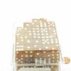 Wondertrail Yellow Glitter Dice with White Pips Squared Corners D6 16mm (5/8in) Pack of 100 view 1
