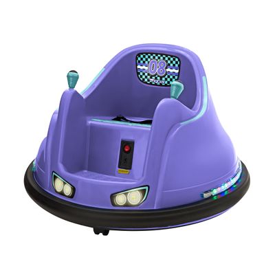 Flybar FunPark 6V Bumper Car for Toddlers, Kids Bumper Car, Electric Toddler Ride On Toys for Kids, Baby Bumper Car, Ages 1.5-4 Years, LED Lights, 360 Degree Spin, Supports up to 66 pounds (No Remote)