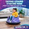 Flybar FunPark 6V Bumper Car for Toddlers, Kids Bumper Car, Electric Toddler Ride On Toys for Kids, Baby Bumper Car, Ages 1.5-4 Years, LED Lights, 360 Degree Spin, Supports up to 66 pounds (No Remote) view 2