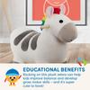 Battat  Zebra Rocking Horse  Wooden Rocker & Plush Body  Active Play Toy  Sturdy & Durable  12+ Months  Rockin Zebra view 4