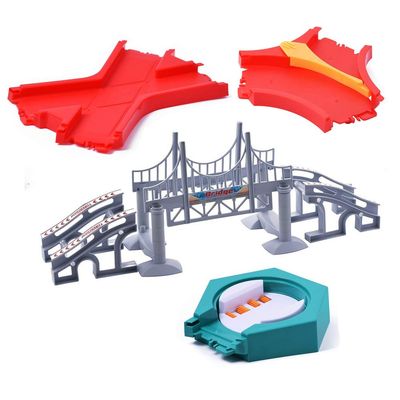VINSOO Accessories Set for DIY Tracks, Tracks Accessories Replacement Only Compatible with Most Flexible Racing Tracks (Type 1)