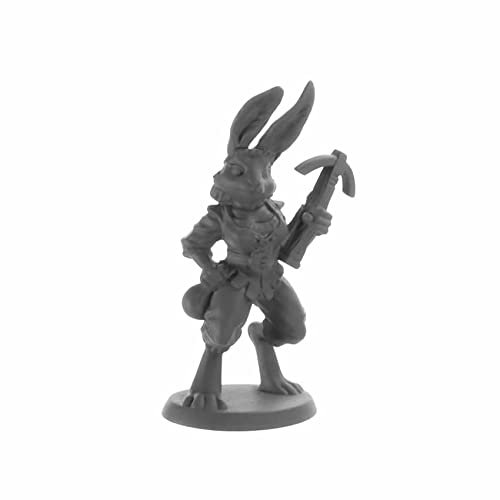 Reaper Enrieth Female Harefolk Rogue Miniature Figure 25mm Heroic Scale Bones USA Miniatures