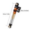 INJORA 43mm Aluminum Threaded Double Barrel Shocks Dampers for Axial SCX24(Gold) view 2