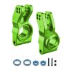 GoHobby Aluminum Rear Hubs Stub Axle Carriers Knuckles for 1/8 ARRMA Typhon Talion 6S, 1/7 Infraction Limitless Mojave 6S BLX Upgrades, Replaces AR330193 (Green) view 1