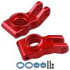 GoHobby Aluminum Rear Hubs Stub Axle Carriers Knuckles for 1/8 ARRMA Typhon Talion 6S, 1/7 Infraction Limitless Mojave 6S BLX Upgrades, Replaces AR330193 (Red) view 2