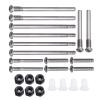 CrazyHobby 4PCS Aluminum Front & Rear Suspension A-Arms Set and Tie Bar for 1/10 Traxxas Slash 2WD Upgrades Parts, Replacement of 2555 3631 2532 (Red) view 2