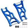 CrazyHobby 4PCS Aluminum Front & Rear Suspension A-Arms Set and Tie Bar for 1/10 Traxxas Slash 2WD Upgrades Parts, Replacement of 2555 3631 2532 (Blue) view 3