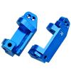 CrazyHobby Aluminum Front Steering Blocks & Caster Blocks Kit with Ball Bearings Upgrades Parts for 1/10 Traxxas Slash 2WD Stampede Rustler VXL, Replace 3632 3736 (Blue) view 4