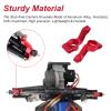 CrazyHobby Aluminum Rear Stub Axle Carriers with Ball Bearings Upgrade Parts for 1/10 Traxxas Slash 2WD, Stampede, Rustler VXL, Replaces 3752 (Red) view 2