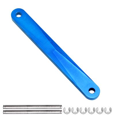CrazyHobby Aluminum Tie Bar and Suspension Hinge Pins for 1/10 Traxxas Slash 2WD Stampede Rustler VXL Bandit, Replaces 2532 2640 (Blue)