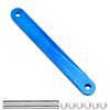 CrazyHobby Aluminum Tie Bar and Suspension Hinge Pins for 1/10 Traxxas Slash 2WD Stampede Rustler VXL Bandit, Replaces 2532 2640 (Blue) view 1