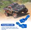 CrazyHobby Aluminum Rear Stub Axle Carriers with Ball Bearings Upgrade Parts for 1/10 Traxxas Slash 2WD, Stampede, Rustler VXL, Replaces 3752 (Blue) view 3