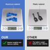 CrazyHobby Aluminum Rear Stub Axle Carriers with Ball Bearings Upgrade Parts for 1/10 Traxxas Slash 2WD, Stampede, Rustler VXL, Replaces 3752 (Blue) view 4
