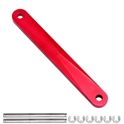 CrazyHobby Aluminum Tie Bar and Suspension Hinge Pins for 1/10 Traxxas Slash 2WD Stampede Rustler VXL Bandit, Replaces 2532 2640 (Red)