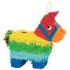 Unique Party 25623 Mini Donkey Pinata Favour Decoration, Multicolour view 1