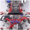 CrazyHobby Aluminum Front & Rear Shock Tower Set Mounts for 1/10 Traxxas Slash 2WD Rustler VXL Bandit, Replaces Part 3638 3639 (Red) view 3