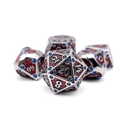 Norse Foundry Dungeon Delve Metal Dice Set - Forge Your Adventure: Premium Zinc Alloy D20 Dice Set - Complete Set for TTRPG - Boost Your Gaming Experience with Metal Dice