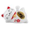 Estink Lucky Cat Waving Moving Arm Solar Powered Oriental Fortune Maneki Neko Home Car Decoration Gift, 10.5x6x7cm(Tens of Thousands) view 4