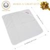 My Personal Memories Customized Baby Hooded Bath Towel - Monogrammed for Girl and Boy - Embroidered (White) view 3