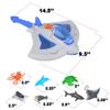 ArtCreativity Sting Ray Transporter Set, Includes 1 Stingray Toy with Sounds and 7 Sea Creatures, Interactive Ocean Toys for Kids, Sea Animal Toys for Kids and Underwater Party Supplies view 3