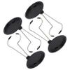 4pcs Creative Doll Bracket Support, Display Portable Stand Fashion Dolls Storage Rack Accessories for Home Black view 1