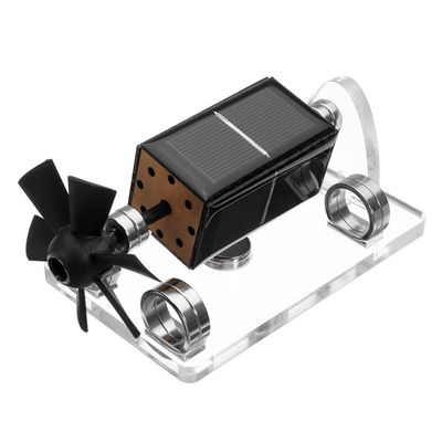 PUOSUO Solar Horizontal Four-Side Magnetic Levitation Motor Stirling Engine Education Model