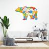 Autism Mama Bear Puzzle Vinyl Wall Decal Autism Awareness Wall Stickers Puzzle Piece Autistic Support Decorative Decals for Wall Nursery Wall Art Decor Sticker Living Room Bedroom Birthday Gift view 1