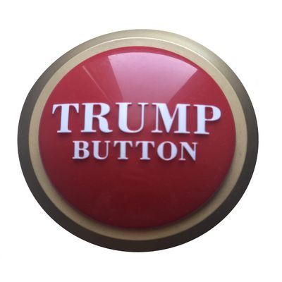 The Donald Button, Red, 9.76 x 5.04 x 1.89 inches