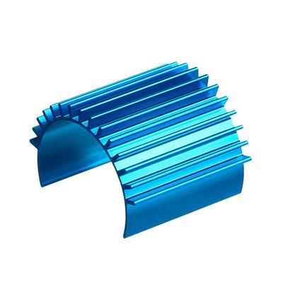 Bettomshin, Aluminum Electric Engine Motor Heatsink, Fins Cooling Blue for RC380 390Size Brushed Brushless RC Car Accessories
