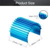 Bettomshin, Aluminum Electric Engine Motor Heatsink, Fins Cooling Blue for RC380 390Size Brushed Brushless RC Car Accessories view 2