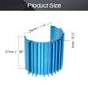 Bettomshin Aluminum Electric Engine Motor Heatsink Fins Cooling Blue for RC 380 390 Size Brushed Brushless RC Car Accessories view 2