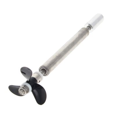 Drive Shaft w Propeller and Universal Joint for RC Boat, L130mm Shaft, L80mm Sleeve, D36mm Propeller, Fit for 3.17mm Motor Shaft,Aicosineg